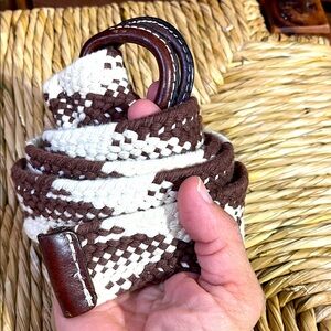 Cotton braided western/farm work belt. Unisex length 40.5